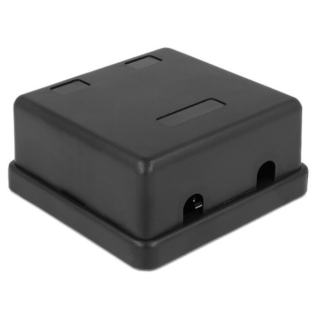 Ausgangsbox | für 2 Keystone-Module | schwarz