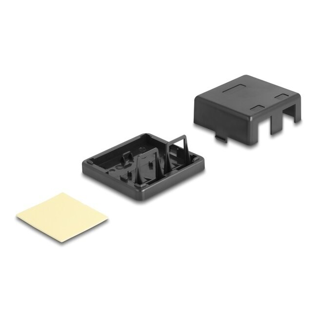 Ausgangsbox | für 2 Keystone-Module | schwarz