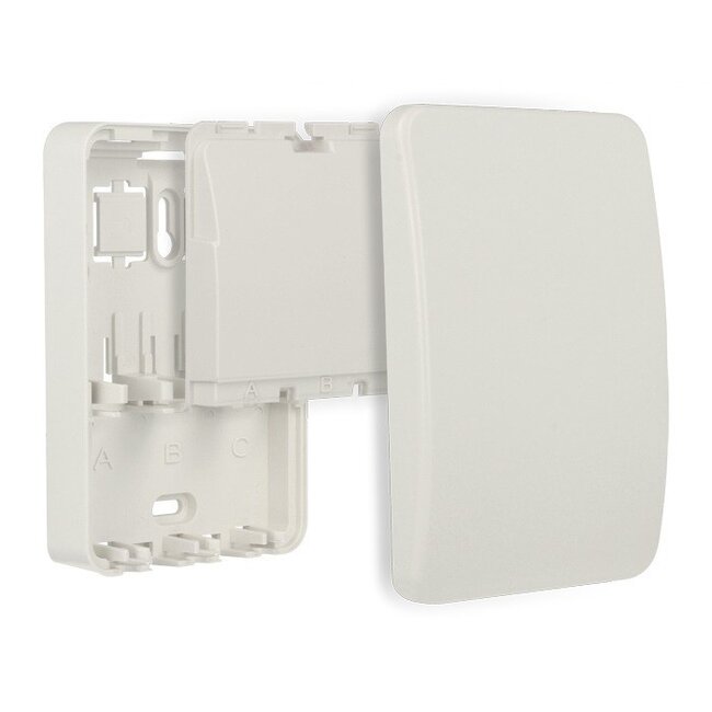 Abschließbare Ausgabebox | für 3 Keystone-Module | Weiß