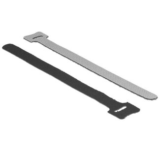 Cablexpert Klettband Kabelbinder 200 x 12 mm schwarz (100 Stück)