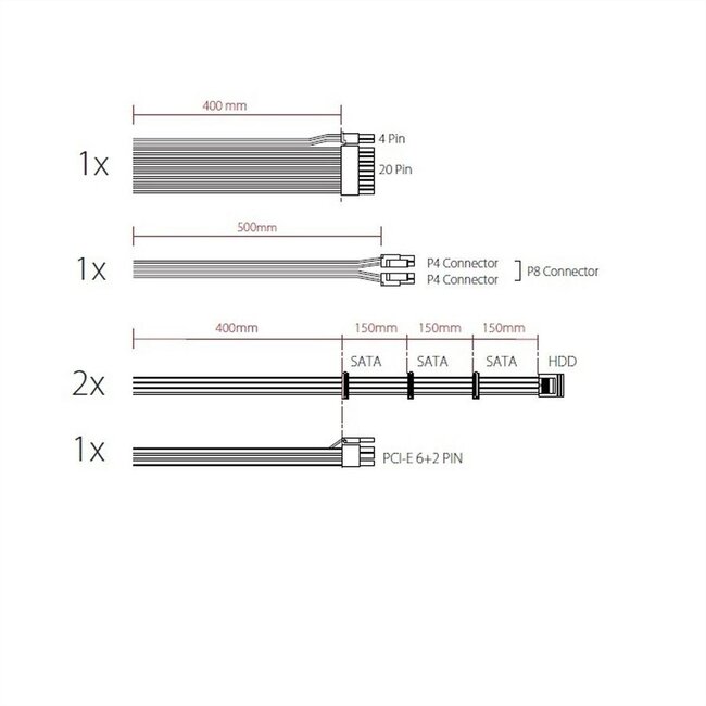 Xilence Interne PC-Netzteil (PSU) 600W