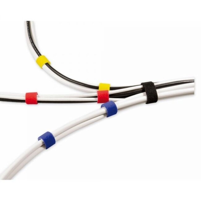 Klettband Rollen 16mm / Verschiedene Farben (4x 1 Meter)