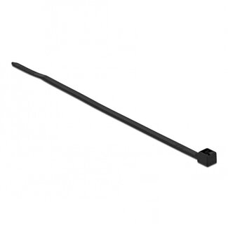 Goobay Kabelbinder 200 x 2,5 mm Schwarz UV-beständig (100 Stück)