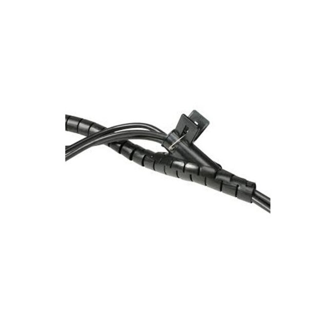 Cable Eater Kabelschutzschlauch mit Einziehwerkzeug - 28 mm / 1,5 m / Grau