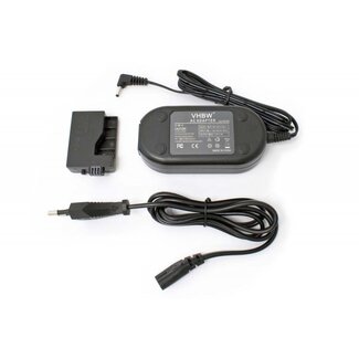 VHBW Kamera-Netzadapter kompatibel mit Canon ACK-E5 und DR-E5 (LP-E5)