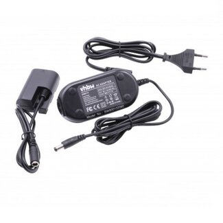 VHBW Kamera-Netzadapter kompatibel mit Canon ACK-E6 und DR-E6 (LP-E6)