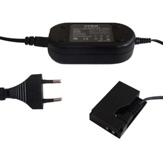 VHBW Kamera-Netzadapter kompatibel mit Canon ACK-E15 und DR-E15 (LP-E12)