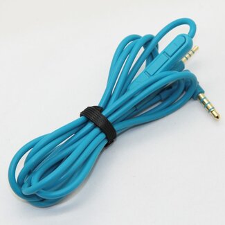 Coretek Audiokabel mit Control Talk für Bose QuietComfort 25/35, On-Ear 2 und SoundLink, Blau - 1,4 m