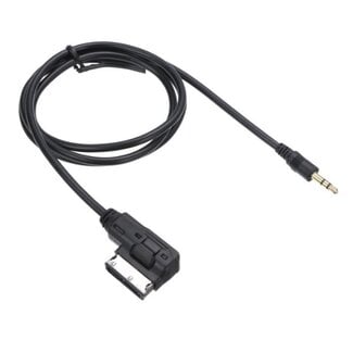 Coretek 3,5mm Klinken-AUX AMI Interface Adapter für Audi, VW, Skoda & Seat – 1 Meter