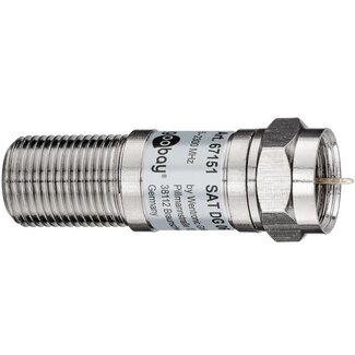 Goobay F (m) - F (w) Signalabschwächer für CAI/Satellitenanlagen - 6 dB