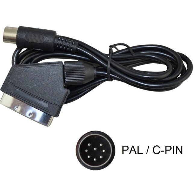 SCART AV-Kabel für SEGA Mega Drive & Genesis (C-Pin Version) – 1,8 m