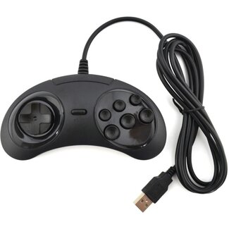Coretek SEGA Style USB-Controller für PC/Notebook – 2 Meter