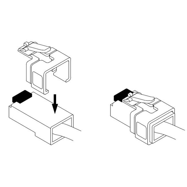 Reparaturclips für RJ45-Stecker