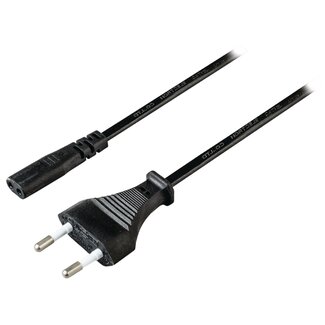 Nedis Kabel mit IEC C1 Stecker für Rasierer - 2 Meter