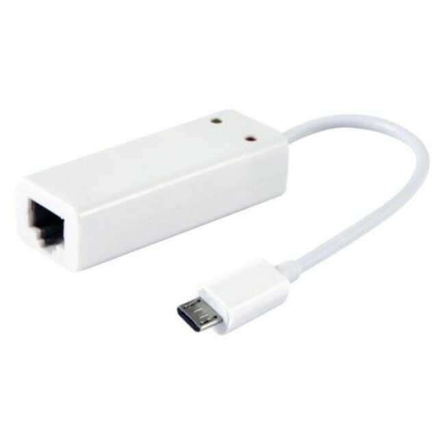 USB Micro auf RJ45 Ethernet Adapter - 0,10 m