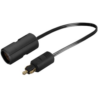 ProCar Powerlet (m) - Zigarettenanzünder-Stecker (w) Adapter - 0,25 Meter
