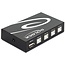 DeLOCK USB-Umschalter 4x USB-B auf 1x USB-A - USB 2.0 / Schwarz
