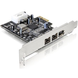 DeLOCK DeLOCK FireWire 400/800 PCI Express Karte - 1x 6-polig + 2x 9-polig