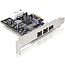 DeLOCK FireWire 400/800 PCI Express Karte - 1x 6-polig + 2x 9-polig
