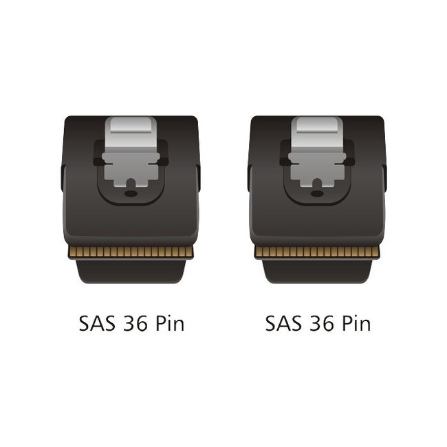 Mini-SAS SFF-8087 Kabel - 1 Meter