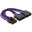 PCIe 8-Pin (m) auf 2x Molex 4-Pin (m) Stromadapter - 0,15 m