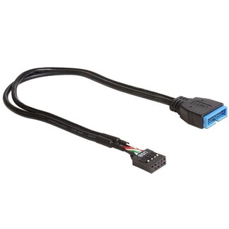 DeLOCK Pin Header USB 3.0 auf USB 2.0 Adapterkabel - 0,45 m