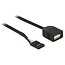 Pin-Header-Adapter USB 2.0 (m) - USB-A (m) - 0,20 Meter
