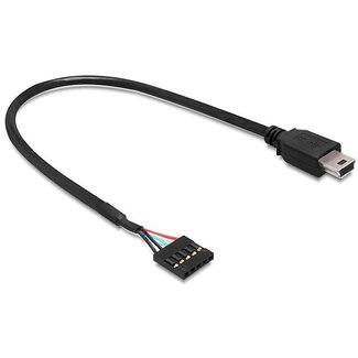 DeLOCK Pin Header USB Mini B Kabel 0,30 Meter