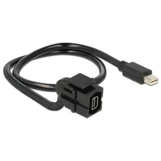 DeLOCK Mini DisplayPort (m) - Mini DisplayPort (w) Keystone Modul - 0,50 Meter