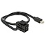 Mini DisplayPort (m) - Mini DisplayPort (w) Keystone Modul - 0,50 Meter