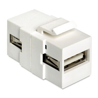 LogiLink USB-A Keystone Modul | USB 2.0 | Weiß