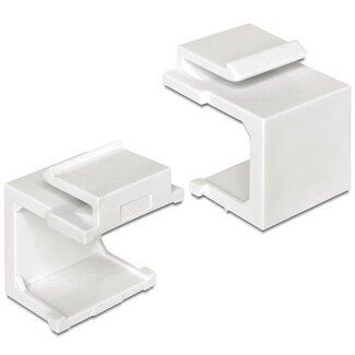 Goobay Keystone Abdeckkappen für ungenutzte Ports | 4 Stück | Weiß