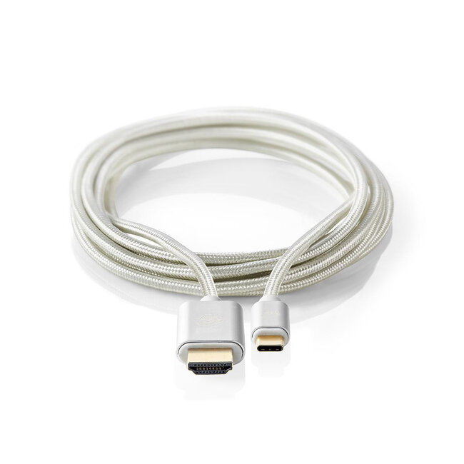 Nedis Premium USB-C zu HDMI 4K 60Hz Kabel Aluminium - 2 Meter