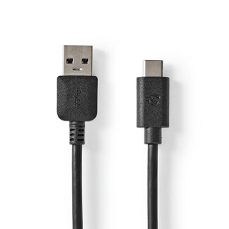 Nedis Nedis USB-C auf USB-A Kabel - USB 3.1 Gen 2 - 3A - 1 Meter - Schwarz