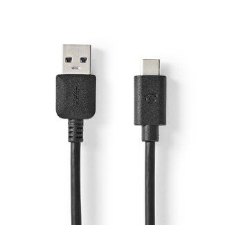 Nedis Nedis USB-C auf USB-A Kabel - USB 3.0 - 20V/3A - Schwarz - 2 Meter