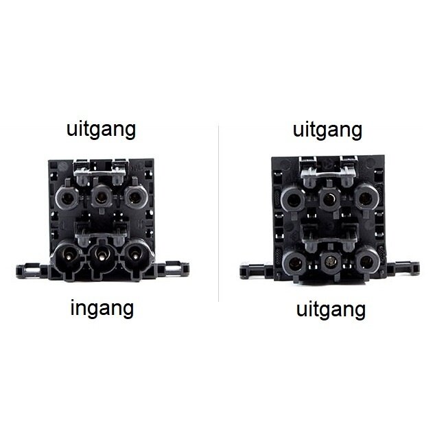 Bachmann Installationsstecker Verteiler - Wieland GST18® - 1 auf 3 / Schwarz