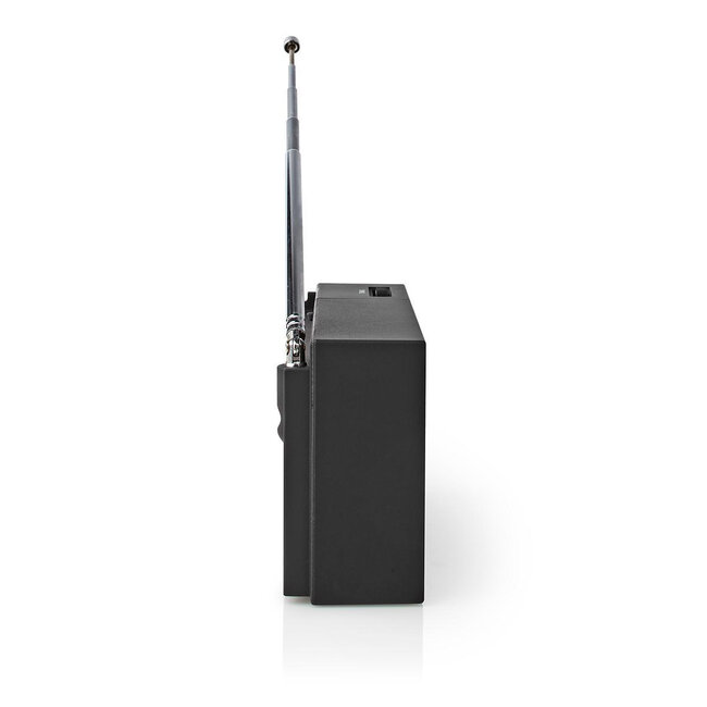 Nedis tragbares AM/FM-Radio 1,5W Schwarz