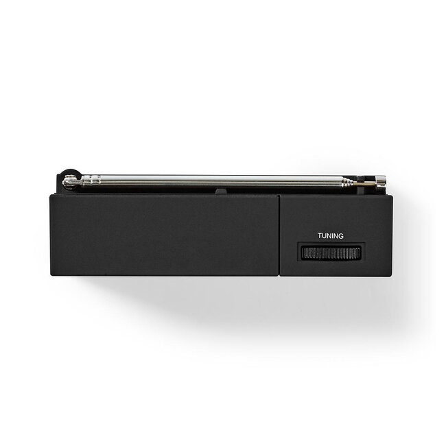 Nedis tragbares AM/FM-Radio 1,5W Schwarz