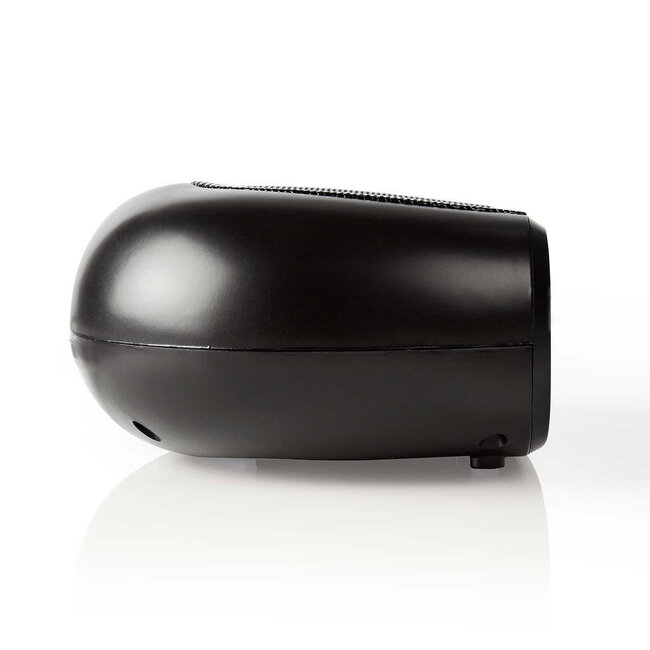 Nedis Digitaler Wecker mit AM/FM-Radio, Schwarz