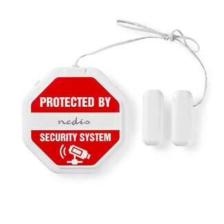 Nedis Nedis Glasbruchmelder mit Tür-/Fensteralarm, Weiß