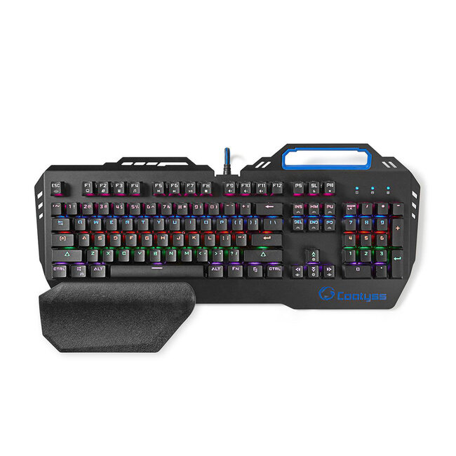 Nedis Gaming COATYSS mechanische Multimedia USB Tastatur / Metall