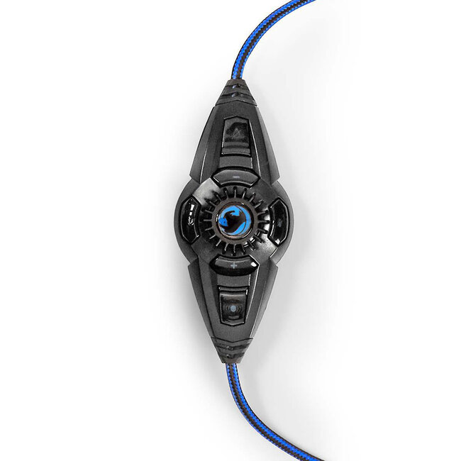 Nedis Gaming WRADRIN Stereo Over-Ear Headset 7.1 Virtual Surround USB-A Schwarz/Blau