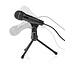 Nedis Kondensatormikrofon mit Stativ - 1x 3,5mm Klinke / Schwarz - 1,8 m