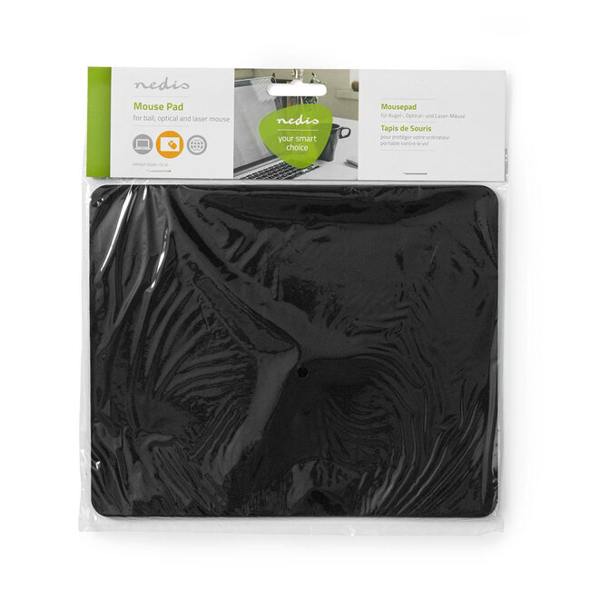 Nedis Mauspad für optische Mäuse / Schwarz