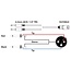 PD Connex Audiokabel XLR (m) auf 2x 6,35mm Klinke (m) - 1,5 m