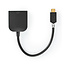 Nedis USB-C zu VGA Adapter mit DP Alt Mode (1920 x 1200) / Schwarz - 0,15 m