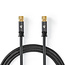 Nedis Premium 4G/LTE fester 4K Ultra HD F (m) - F (m) Koaxialkabel, gerade Stecker, schwarz, 5 m