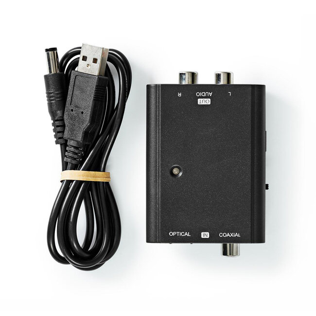 Nedis Digital-zu-Analog Audio Converter (DAC) – USB Stromversorgung
