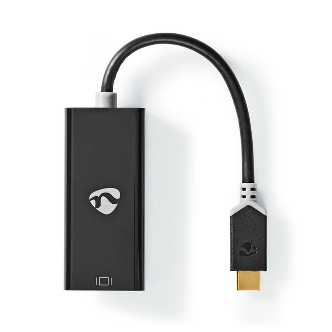 Nedis USB-C auf Mini DisplayPort Adapter mit DP Alt Mode (4K 60 Hz) / Schwarz - 0,15 m