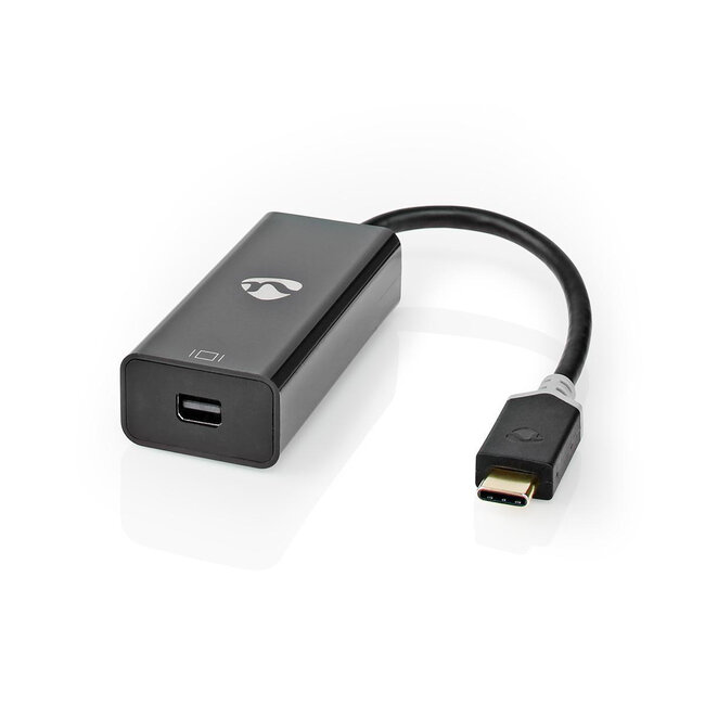 Nedis USB-C auf Mini DisplayPort Adapter mit DP Alt Mode (4K 60 Hz) / Schwarz - 0,15 m